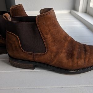 Light Brown Suade Boots